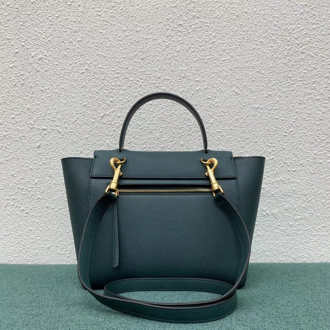 Celine Micro Belt Bag In Amazone Grained Calfskin