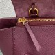 Celine Micro Belt Bag In Bordeaux Grained Calfskin