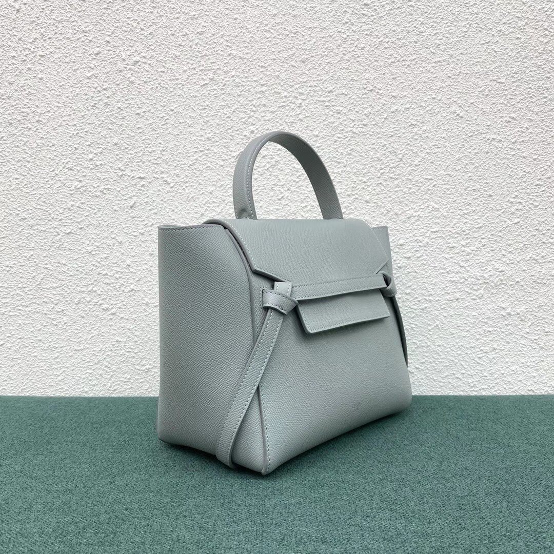 Celine Micro Belt Bag In Mineral Grained Calfskin