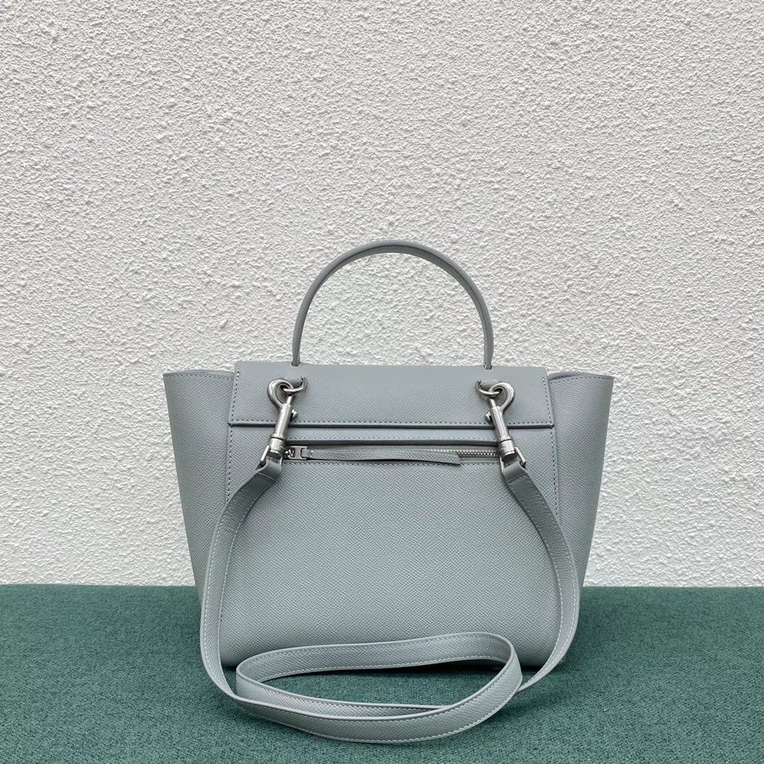 Celine Micro Belt Bag In Mineral Grained Calfskin