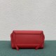 Celine Micro Belt Bag In Red Grained Calfskin