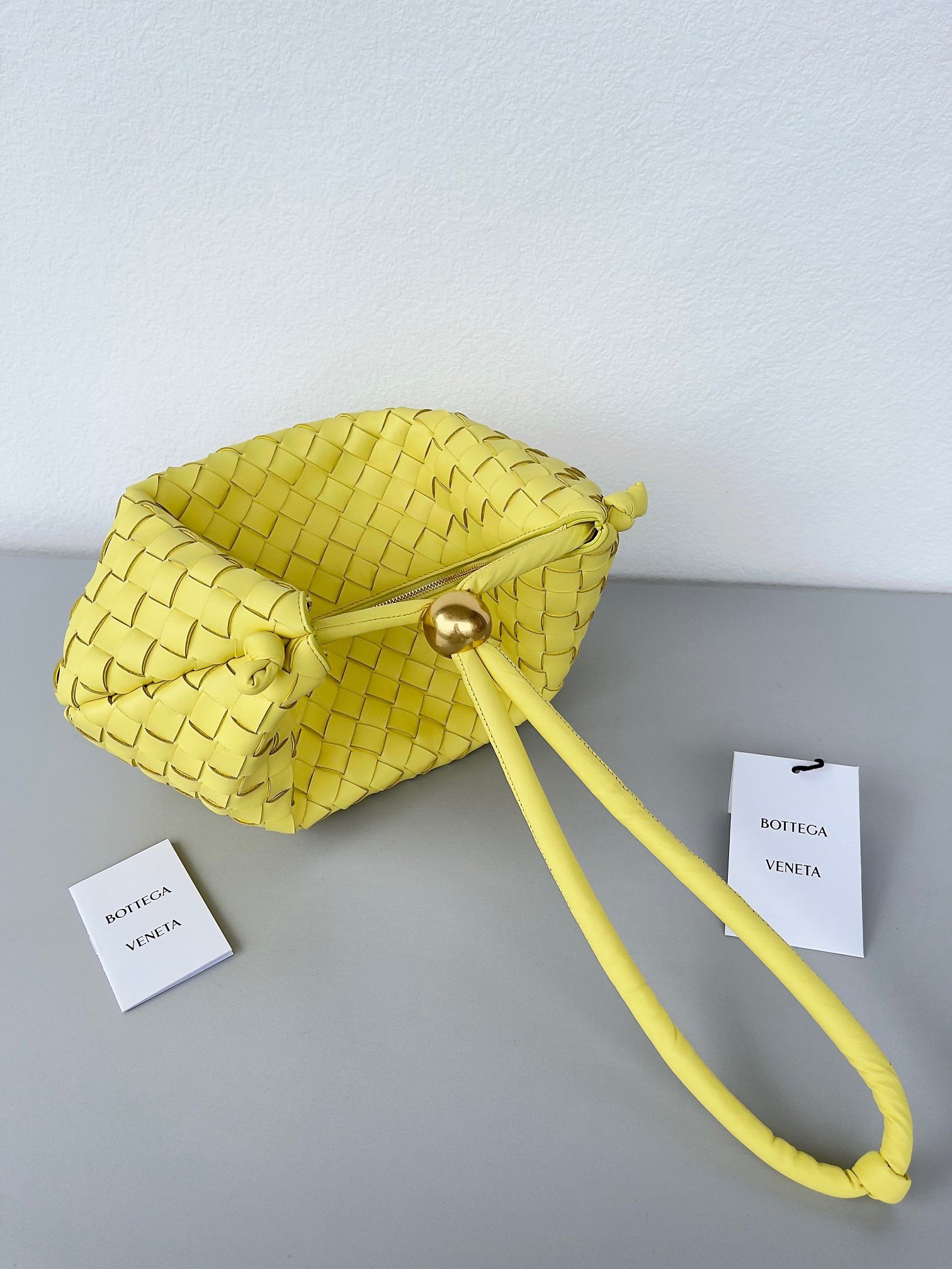 Bottega Veneta Turn Bag In Lantern Intrecciato Lambskin