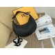 Fendi Fendigraphy Small Hobo Bag In Black Leather