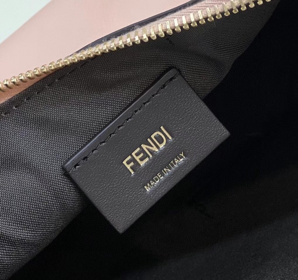 Fendi Fendigraphy Small Hobo Bag In Pink Leather