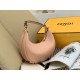 Fendi Fendigraphy Small Hobo Bag In Pink Leather