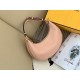 Fendi Fendigraphy Small Hobo Bag In Pink Leather