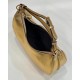 Fendi Fendigraphy Small Hobo Bag In Gold Metallic Leather