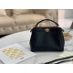 Fendi Peekaboo Mini Bag In Black Nappa Leather