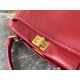 Fendi Peekaboo Mini Bag In Red Nappa Leather