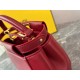 Fendi Peekaboo Mini Bag In Red Nappa Leather