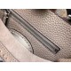 Fendi Peekaboo Mini Selleria Grey Bag with Python Leather Handle