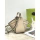 Loewe Mini Hammock Drawstring Bag In Sand Calfskin