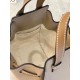 Loewe Mini Hammock Drawstring Bag In Sand Grained Leather