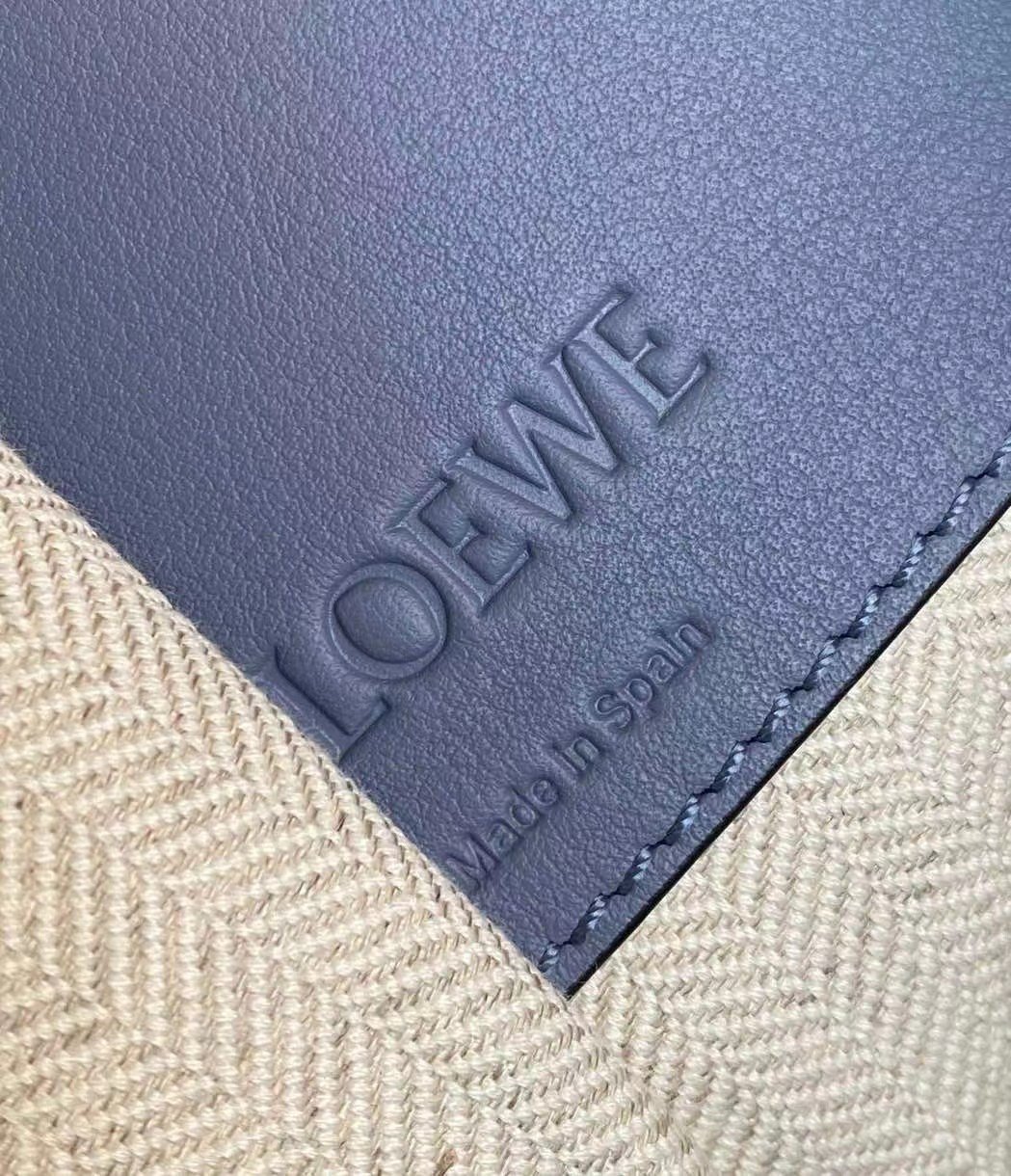 Loewe Small Hammock Bag In Atlantic Blue Calfskin