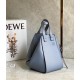 Loewe Small Hammock Bag In Atlantic Blue Calfskin