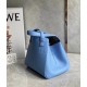 Loewe Hammock Nugget Bag In Celestine Blue Calfskin