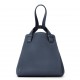 Loewe Hammock Nugget Bag In Navy Blue Calfskin