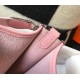 Hermes Evelyne III Mini Bag In Pink Clemence Leather