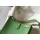 Hermes Evelyne III Mini Bag In Vert Criquet Clemence Leather