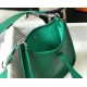 Hermes Evelyne III Mini Bag In Vert Vertigo Clemence Leather