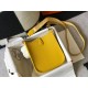 Hermes Evelyne III Mini Bag In Yellow Clemence Leather