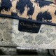 Dior Medium Book Tote Bag In Beige Multicolor Mizza Embroidery