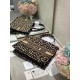 Dior Medium Book Tote Bag In Beige Multicolor Mizza Embroidery