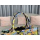 Dior Medium Book Tote Bag In Multicolor Zodiac Fantastico Embroidery