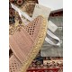 Dior Granville Espadrilles In Nude Mesh Embroidery