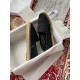 Dior Granville Espadrilles In Black Mesh Embroidery