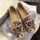 Dior Granville Espadrilles In Beige Jute Canvas with Dior Union Motif