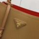 Prada Large Panier Bag In Brown Saffiano Leather