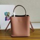 Prada Medium Panier Bag In Powder Saffiano Leather