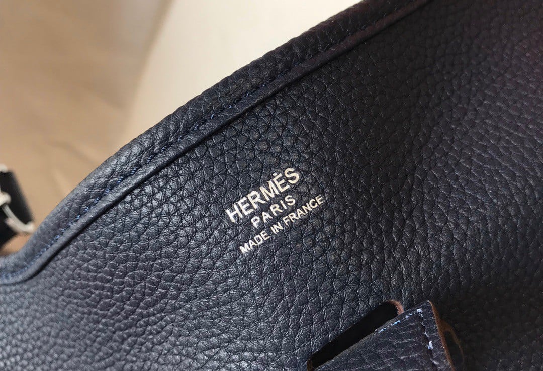 Hermes Evelyne III 29 Bag In Black Clemence Leather