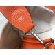 Hermes Evelyne III 29 Bag In Orange Clemence Leather