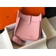 Hermes Evelyne III 29 Bag In Pink Clemence Leather