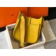 Hermes Evelyne III 29 Bag In Yellow Clemence Leather