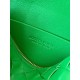 Bottega Veneta Loop Mini Bag In Green Intrecciato Lambskin