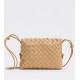 Bottega Veneta Loop Small Bag In Almond Intrecciato Lambskin