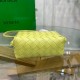 Bottega Veneta Loop Mini Bag In Kiwi Intrecciato Lambskin