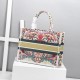 Dior Medium Book Tote Bag In Heart Lights Dior Embroidery