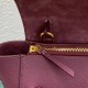 Celine Belt Nano Bag In Bordeaux Grained Calfskin