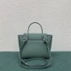 Celine Belt Nano Bag In Celadon Grained Calfskin