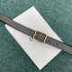 Celine Belt Nano Bag In Grey Grained Calfskin