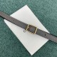 Celine Belt Nano Bag In Grey Grained Calfskin