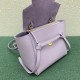 Celine Belt Nano Bag In Lilas Grained Calfskin