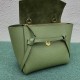 Celine Belt Nano Bag In Light Khaki Grained Calfskin