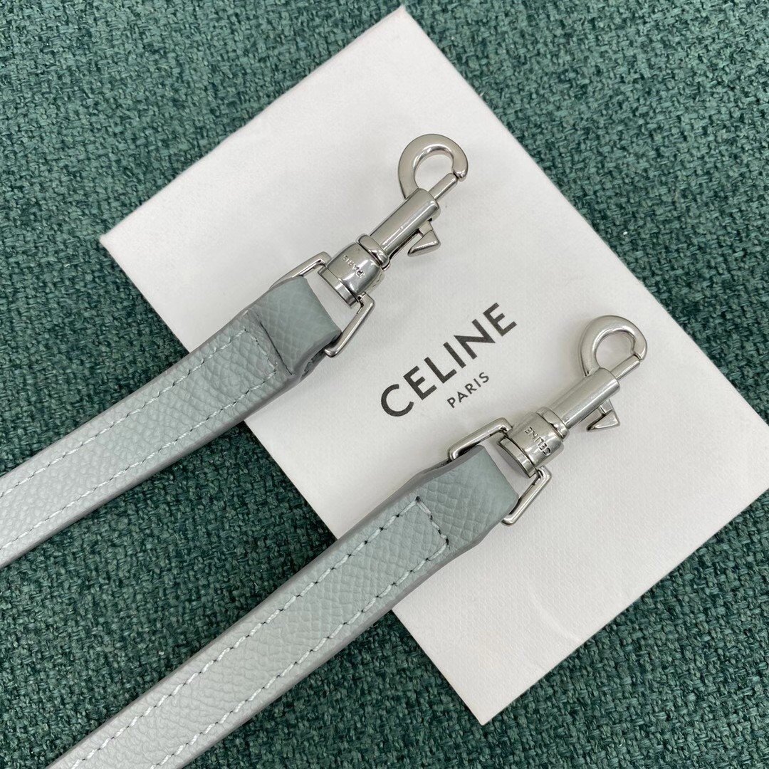 Celine Belt Nano Bag In Mineral Grained Calfskin