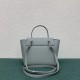 Celine Belt Nano Bag In Mineral Grained Calfskin