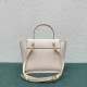 Celine Belt Nano Bag In Pale Pink Grained Calfskin